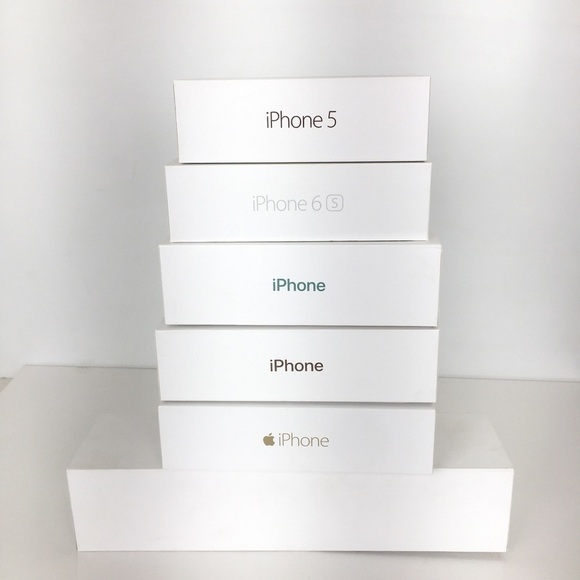 Apple iPhone & Watch Box Bundle 6 Empty Boxes Resale Repurpose Crafts Gag Gift - Picture 2 of 16